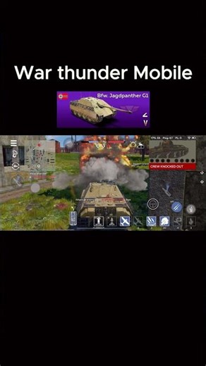 Bfw. Jagdpanther G1 Predator: German Engineering Hunts War Thunder Mobile!