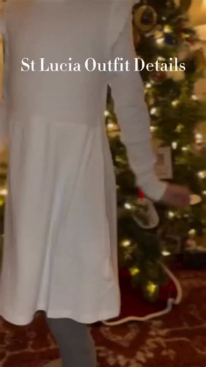 Simple outfit details for St Lucia day (Dec 13th) and the symbolism behind it! | Ascetic Life of Motherhood Blog