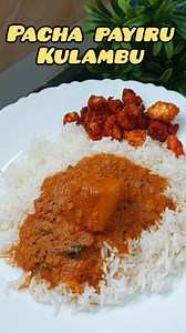 Kongu naatu Pacha payiru kulambu ❤️ you can combine with rice, idly, dosa, rotti and chapati 😍 Ingredients 📝 🌼 Green Gram - 3 tbsp 📌 Dry Roast well and Grind once in pulse mode to split it then wash and keep a side To Make Masala 👇 📌 Heat a pan 👇 🌼 Oil - 2 tbsp 🌼 Shallots - 15 No's 🌼 Fennel seeds - 1 tsp 🌼 Ginger - 1 inch size 🌼 Garlic - 3 No's 🌼 Curry leaves 🌼 Tomato - 3 No's 🌼 Grated Coconut - 3 tbsp 🌼 Turmeric powder - 1/2 tsp 🌼 Red chilly Powder - 1 tbsp 🌼 Coriander powder 