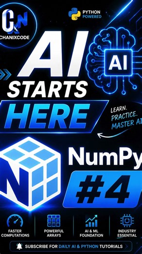 🧠🧠Power AI Applications by using 4 Numpy Functions