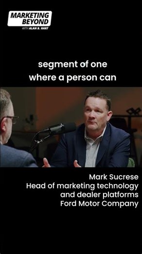 Mark Sucrese, head of marketing technology at ‪@ford‬ discusses the importance of personalization