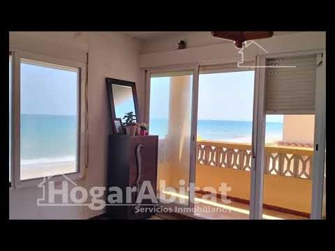 071XBON495.W Sueca-¡PRIMERA LINEA DE LA PLAYA! CHALET CON 5 TERRAZAS Y GARAJE