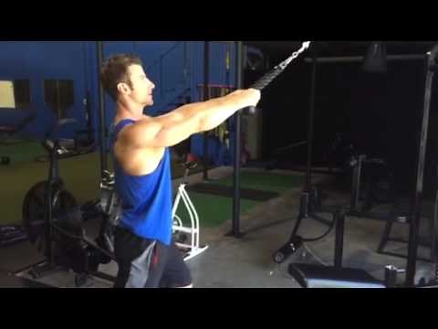 Cable High Rope Pulls - Rear Delts
