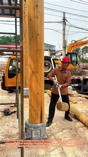 Traditional Wooden Building Construction | Mortise and Tenon Joinery Work