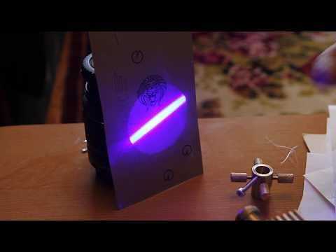 Improving a laser beam spot for a diode (solid-state) 445 nm powerful lasers