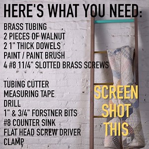 J.Pickens shows you how to make a blanket ladder you can customize to fit your personal style. | HGTV Home