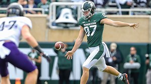 Michigan State punter Tyler Hunt trying his hand at TE