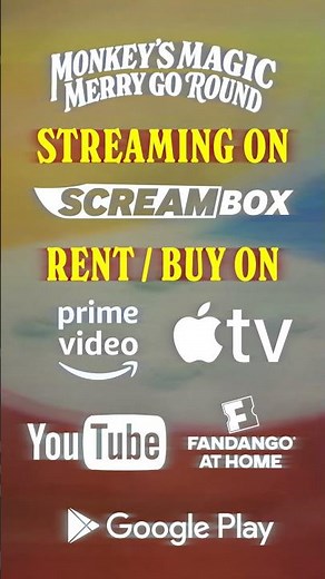 #monkeysmagicmerrygoround OUT NOW on #screambox and these platforms!