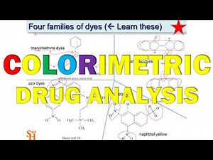 Colorimetric Drug Analysis and Drug Structures 4380 L11 2020
