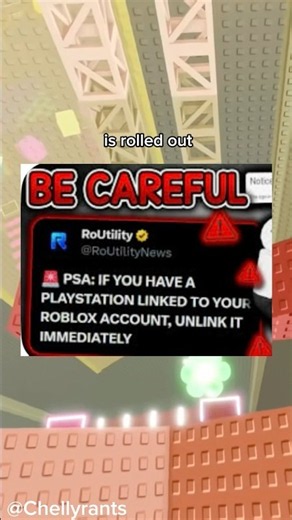 Unlink Your PlayStation From Roblox RIGHT NOW... ⚠️