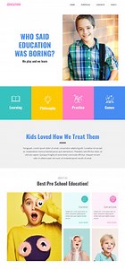 Fun of learning in school - Landing Page by Nicepage
