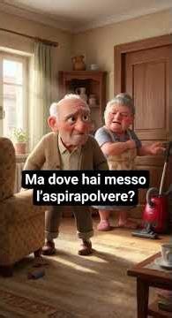 Husband vs Wife Funny Cleaning House 😄🧹 Learn Italian
