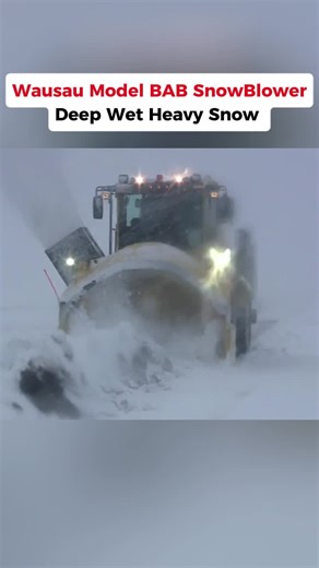 Wausau Model BAB SnowBlower for Heavy Snow