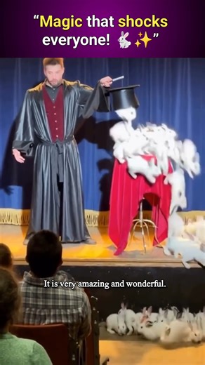Magician Pulls Endless Rabbits From a Bucket! 🐇😲