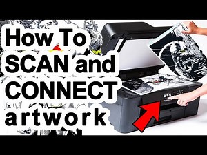 How to Scan Comic Book Art for print ready publishing and connecting two pages together in PHOTOSHOP