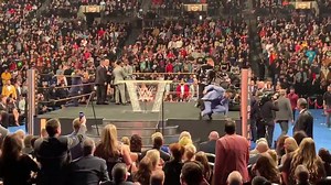 119K views · 792 reactions | Someone rushed the ring and tackled Bret Hart during his HOF speech.  (: Twitter/ArashMarkazi) | theScore | Facebook