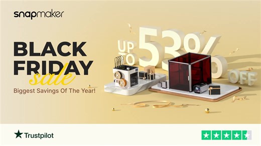 🔝Black Friday Ultimate Deals Start! 💥 Up to 53% Off | 🚚 Fast Shipping | 🏆 Huge Savings 💥Shop BEST 3-IN-1 3D Printer with BEST DEALS of the year! Discover Amazing Value on Premium Products. 🧩 New U1 Color 3D Printer — Faster and cleaner, with less waste than market leaders. ⚙️ Best 3-in-1 3D Printers — 3D Printing, Laser, and CNC in one powerful system. 👉Click and Unlock unbeatable deals! Don't miss it. | Snapmaker