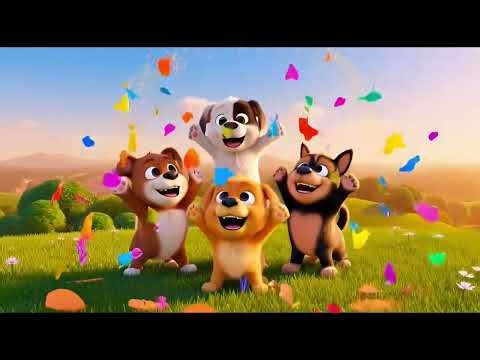 Woof Woof Teamwork Adventure Chant | Fun Kids Dog Song & Toddler Sing Along