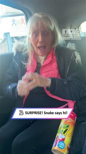 Hilarious Pringles Snake Prank Shocks Nanny! 😂🐍 | Halloween Fun|| Heartsome 💖