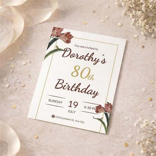 80th Birthday, 70th 80th Birthday, Mom 80th Birthday, Happy 80th Birthday, 80th Birthday Milestone, 80th Birthday Party - Etsy