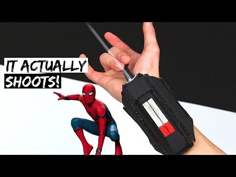 Cardboard Spider-Man Web Shooter That Shoots