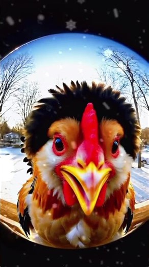 Chicken Asking You to Open the Door #FunnyChicken#ChickenStory #viralshorts #USAcontent