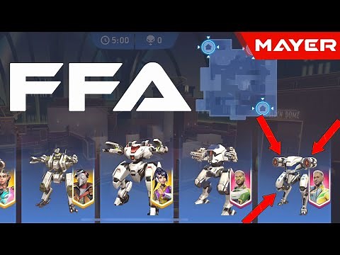 New FFA mode - First try - Nasty combos | Mech Arena