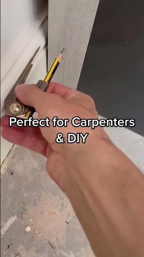 Pencil Scriber & Compass #carpentry #diy #doityourself #howto #tools #woodwork #woodworking #ytshort