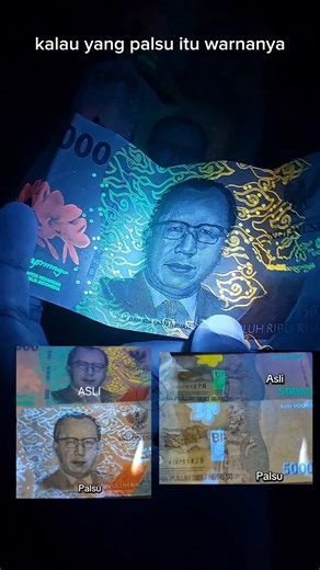 TUTORIAL FOR CHECKING COUNTERFEIT MONEY #realmoney #fakemoney #viralflashlight #ultraviolet #genu...