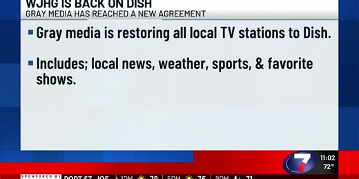 WJHG is back on DISH following new agreement