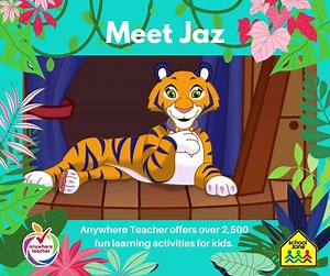 Your kids will fall in love with all the fun characters and exciting activities on Anywhere Teacher. Start their learning journey today! Use code: TIME2LEARN to get 30 days FREE. https://anywhereteacher.com/?szc=t2l #anywhereteacher #schoolzone #education #athomelearning #preschoollearning #kindergartenlearning | School Zone