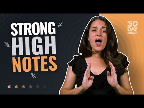 How to Sing Strong High Notes! (Easy Tips For Beginners)