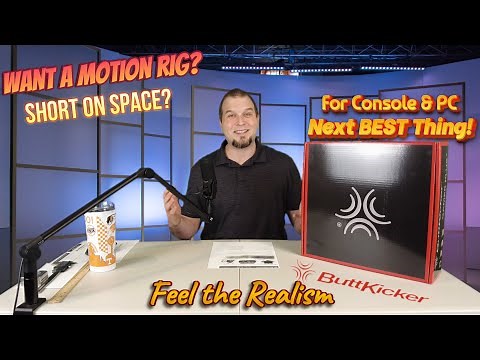 Experience the Feel of flying, Racing or Shooting Rumble your Seat! ButtKicker Hardware review Pt1