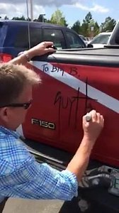 #GuyHarvey has signed A LOT of items over the years, but this is definitely one of the more unique - and visible - signatures he has ever done! | Guy Harvey