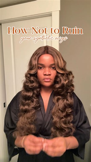 Canadian Content creator on Instagram: "Extra tips: 1. Make sure the band is tight enough so the hair stays in place while you cut 2. You must cut under the band and not over it, that you you’re sure of getting the same length. 3. If your synthetic wig is frizzy, just spray it with a detangler or leave in spray to make it easier to work with. Don’t forget to like and share to your friends and family members too😁 And watch out for part 2! #syntheticwigs #stylewithvickii #hairstylingtips"