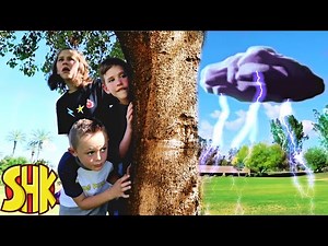 Escape the Storm! Mysterious Storm Chase! Searching for Sneaky Mystery Villain w/ Kids Fun Tv - Videos For Kids