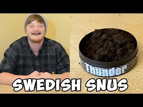 Trying Swedish Snus | WheresMyChallenge