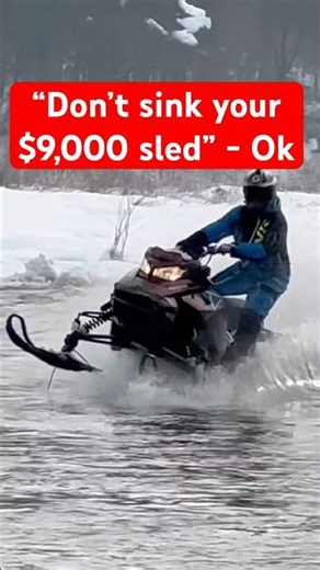 Worst sled purchase ever caught #shorts #disaster