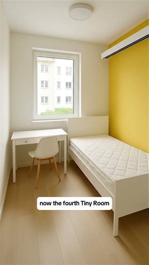 7 Small Rooms Completely Transformed — From Empty to Modern! #shorts #spacesaving #smartfurniture