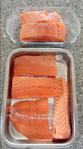 Costco salmon prep 🐟🧡
