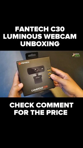 19K views · 57 reactions | Fantech C30 LUMINOUS WEBCAM unboxing at EasyPC TouchPoint. #reels #gaming #easypc #webcam | EASY PC | Facebook