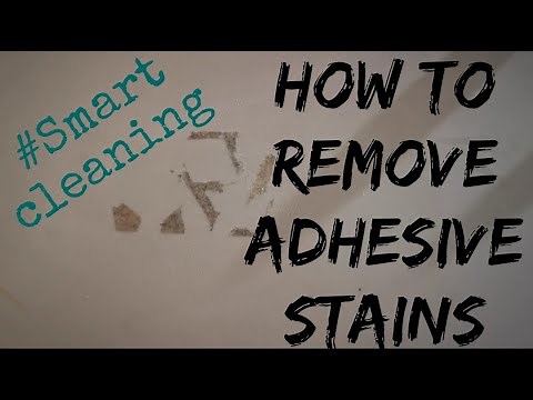 How to remove (sticker / tape) adhesive stains from the cabinet and cupboards | How #hacks