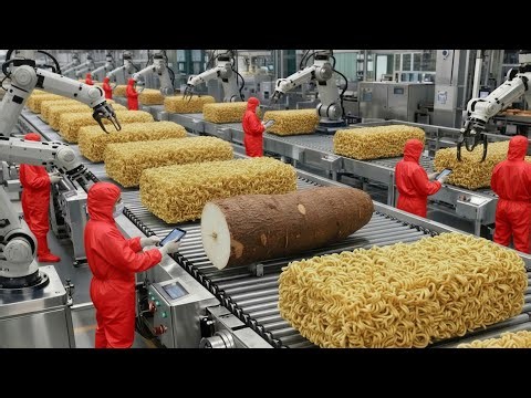 How It’s Actually Made: Mass Production Noodle Factory in the USA (2026)