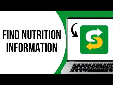 How To Find Some Nutrition Information ?