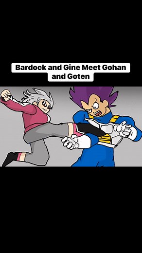 441K views · 13K reactions | Bardock and Gine Meet Gohan and Goten | Cornerstone Arts | Facebook