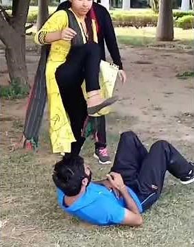 #Foot on chest#girlspower