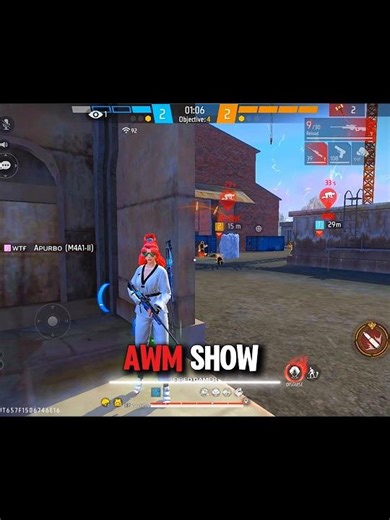 Double Awm🔥 In Solo vs Squad Situation 😲 #ff #freefire