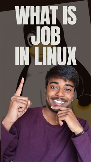 Saksham Singh on Instagram: "Ever felt like your Linux terminal is stuck while running a command? That’s because it’s running in the foreground. In this video, I break down the Linux jobs command in the simplest way possible and show the real difference between foreground and background processes using fg, bg, and jobs. You’ll learn how to pause a running command, send it to the background, bring it back to the foreground, and manage multiple tasks in a single terminal session — just like real L