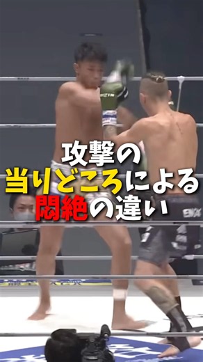攻撃の当たりどころによる、悶絶の違い😨 #shorts #格闘技 #k1 #rizin #breakingdown