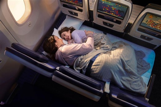 United To Launch Lie-Flat Economy Seats With New ‘Relax Row’ In 2027